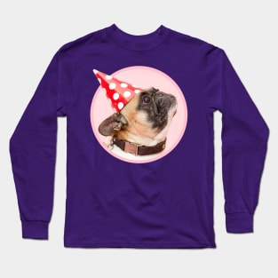 Pug Birthday Party Long Sleeve T-Shirt